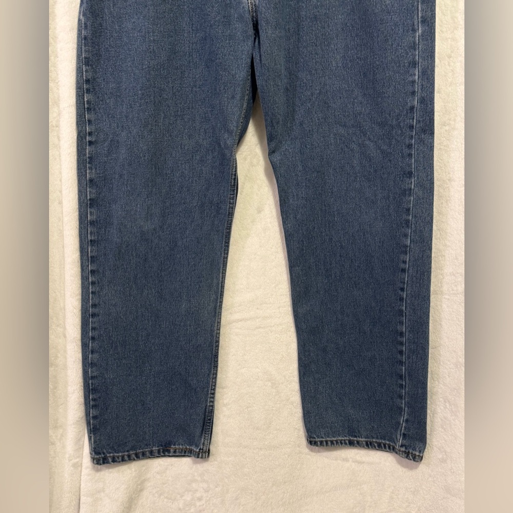 Vintage Y2K Levis 505 Jeans Regular Fit Mens Fits 36 x 30 Blue Heavy Denim 2000s - Picture 4 of 11